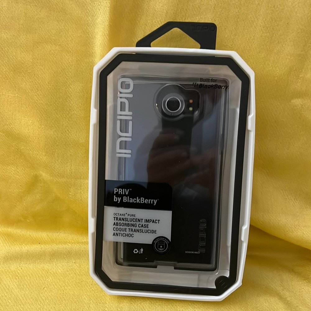 Phone Case Translucent Impact Absorbing Case for Priv by Blackberry